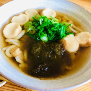 胃に優しい☆麩ととろろのおうどん